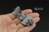 Quinta Studio QD32265 Nakajima Ki-44 Tojo 3D-Printed & coloured Interior on decal paper ( Hasegawa )( Interior 3D Decal ) 1/32